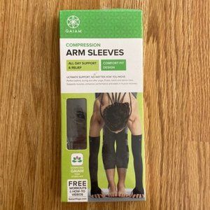 GAIAM Compression Arm Sleeves-2 pack, NIB